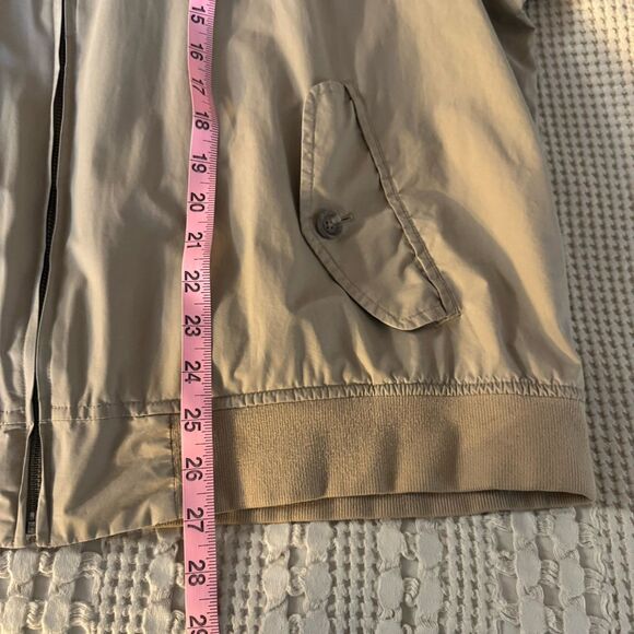 Vintage Polo Ralph Lauren Tan Beige Harrington Bomber Jacket Lined Mens XL - Picture 10 of 10
